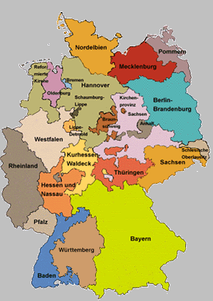 hesse  cassel germany map